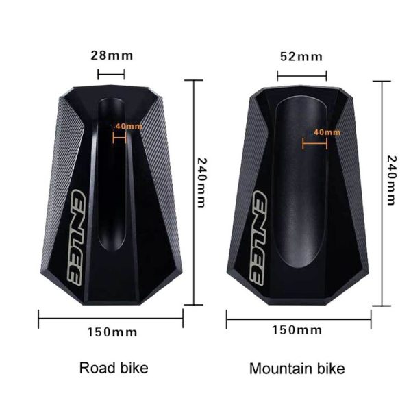 ENLEE E22810 Bicycle Front Wheel Mount Bike Anti-Slip Display Stand, Size: Road Bike (Black) - Image 3