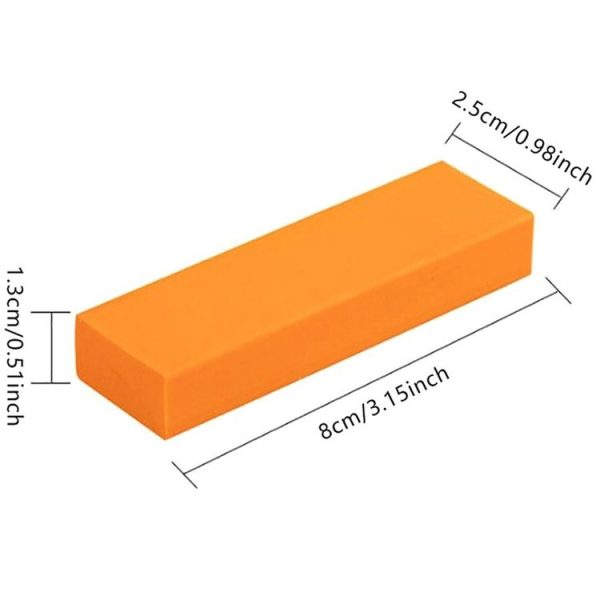Stainless Steel Cleaning Eraser Household Kitchen Descale Water Rust Removal Stain Removal Cleaning Eraser (Orange) - Image 3