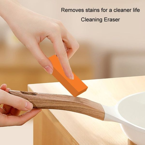 Stainless Steel Cleaning Eraser Household Kitchen Descale Water Rust Removal Stain Removal Cleaning Eraser (Orange) - Image 4
