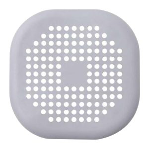 Floor Drain Pad With Suction Pad Kitchen Bathroom Anti Clogging Hair Strainer Sewer Floor Drain Plugs (Grey)