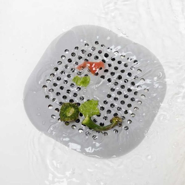 Floor Drain Pad With Suction Pad Kitchen Bathroom Anti Clogging Hair Strainer Sewer Floor Drain Plugs (Grey) - Image 2