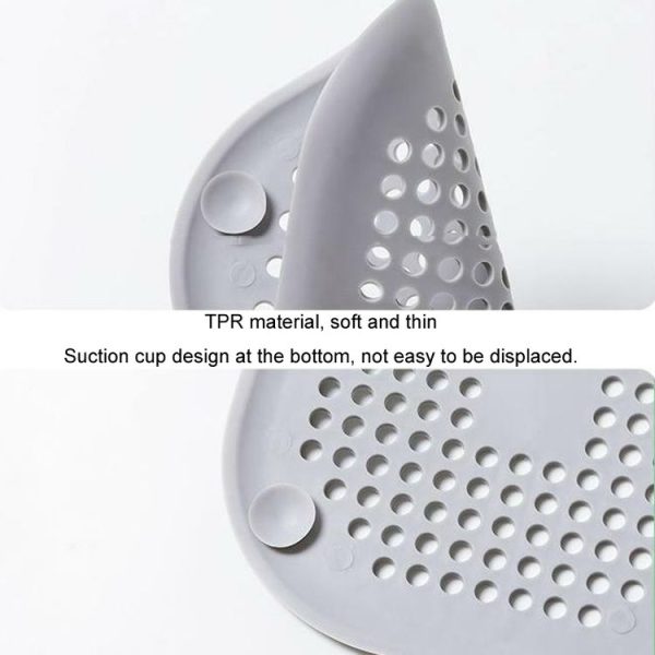 Floor Drain Pad With Suction Pad Kitchen Bathroom Anti Clogging Hair Strainer Sewer Floor Drain Plugs (Grey) - Image 4