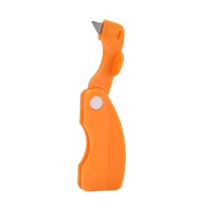 Foldable Orange Peeler Stripper Peeling Knife Kitchen Tool (Orange)