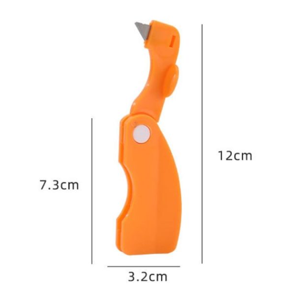 Foldable Orange Peeler Stripper Peeling Knife Kitchen Tool (Orange) - Image 4