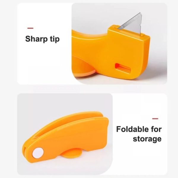 Foldable Orange Peeler Stripper Peeling Knife Kitchen Tool (Orange) - Image 7