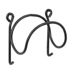 Bathroom Wall Mounted Towel Rack Multifunctional Iron Wall Mounted Wine Stand Storage Shelf (Black)
