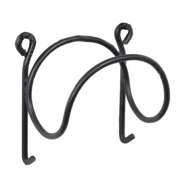 Bathroom Wall Mounted Towel Rack Multifunctional Iron Wall Mounted Wine Stand Storage Shelf (Black)