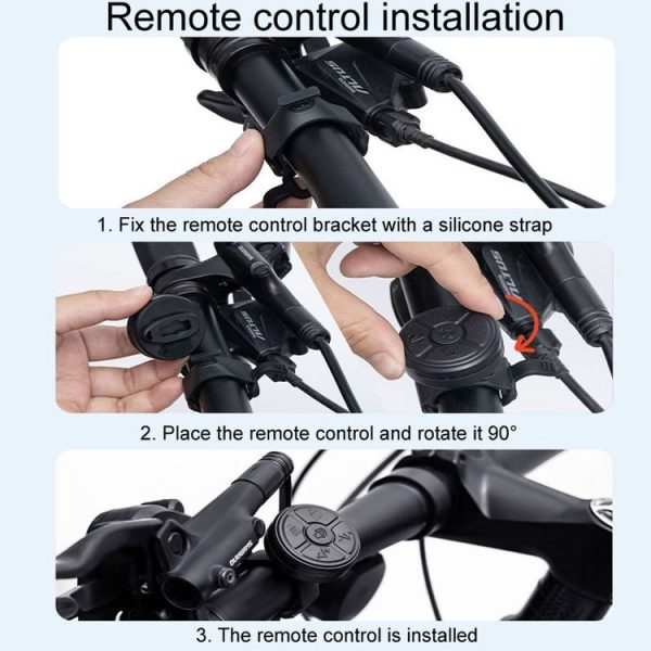 ENLEE E-DL003 Bicycle Wireless Remote Control Horn Mountain Bike Bell Alarms (Black) - Image 10