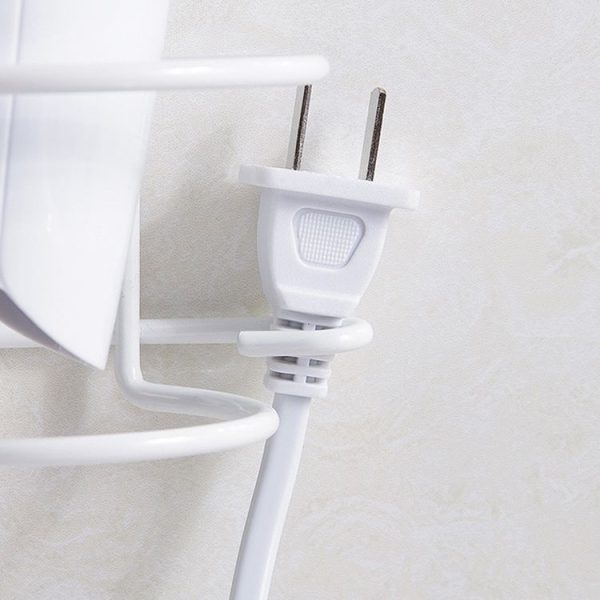 No-Punch Wall Mount Hair Dryer Bracket Bathroom Shelf (Black) - Image 5
