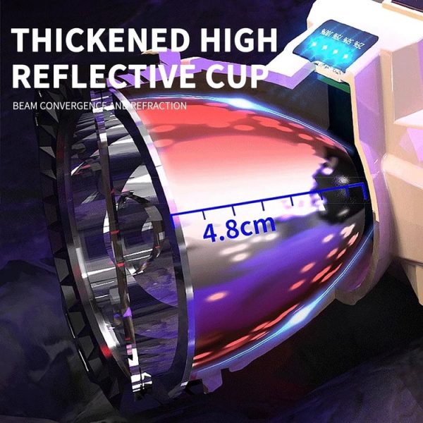 LED Working Headlamp Dual Lithium Portable Headlamp Outdoor Long Shot Night Fishing Mining Light (5W White Light) - Image 8