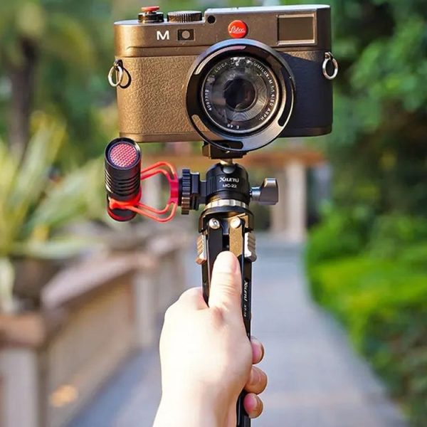 XILETU MC-22 Mini Tripod Ball Head Double Cold Shoe Design With 1 / 4 Inch Screw - Image 7