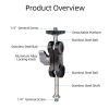 XILETU TM Series Magic Arm With Dual Ballhead Camera Video Monitor Mount Adapter TM-2 - Image 5