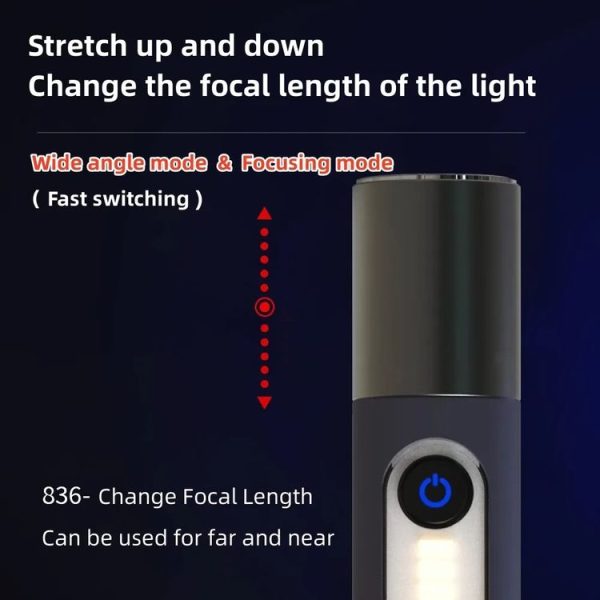XH-P50 1500mAh Outdoor Lighting Flashlight Outdoor Waterproof Long Shot Small Flashlight - Image 7