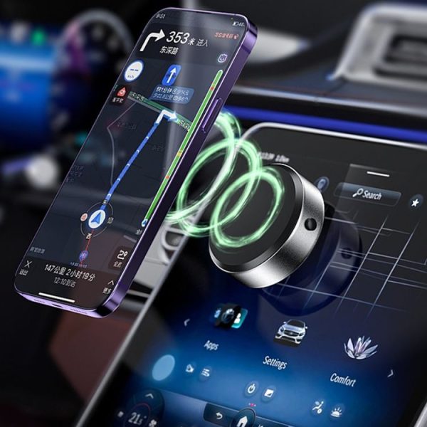 Magsafe Electric Suction Cup Magnetic Mobile Phone Car Navigation Holder (Black) - Image 6