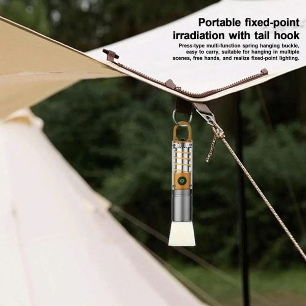 X10-P50 Outdoor LED Flashlight Multi-Functional Camping Lighting Flashlight Portable Rechargeable Work Lamp - Image 14