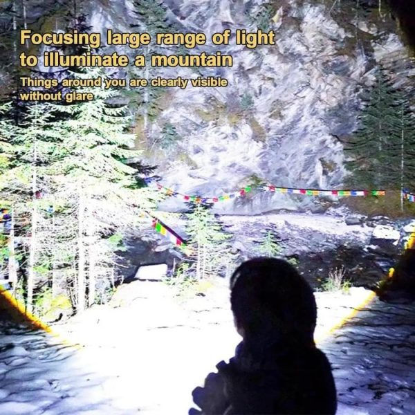 X10-P50 Outdoor LED Flashlight Multi-Functional Camping Lighting Flashlight Portable Rechargeable Work Lamp - Image 15