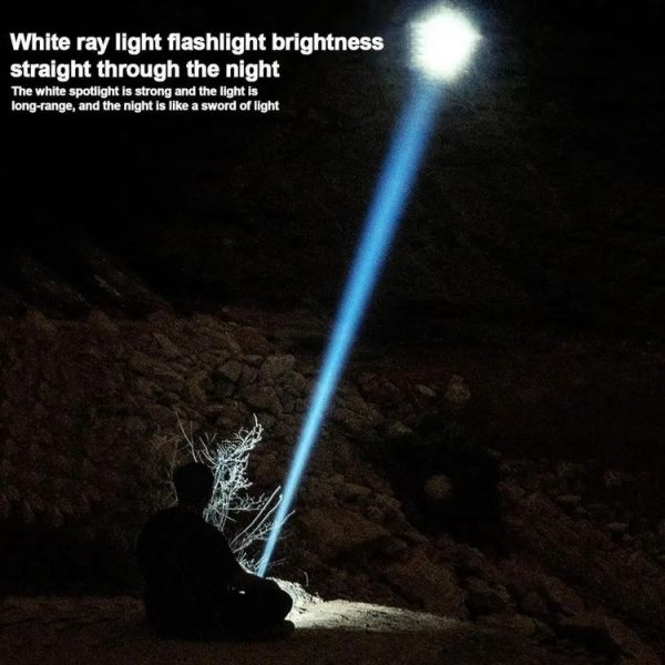 X10-P50 Outdoor LED Flashlight Multi-Functional Camping Lighting Flashlight Portable Rechargeable Work Lamp - Image 16