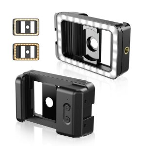 APEXEL Multifunctional Fill Light Phone Clip With 1 / 4 Inch & M17 M37 Thread Tnterface APL-FL.23