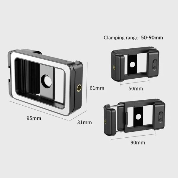 APEXEL Multifunctional Fill Light Phone Clip With 1 / 4 Inch & M17 M37 Thread Tnterface APL-FL.23 - Image 13