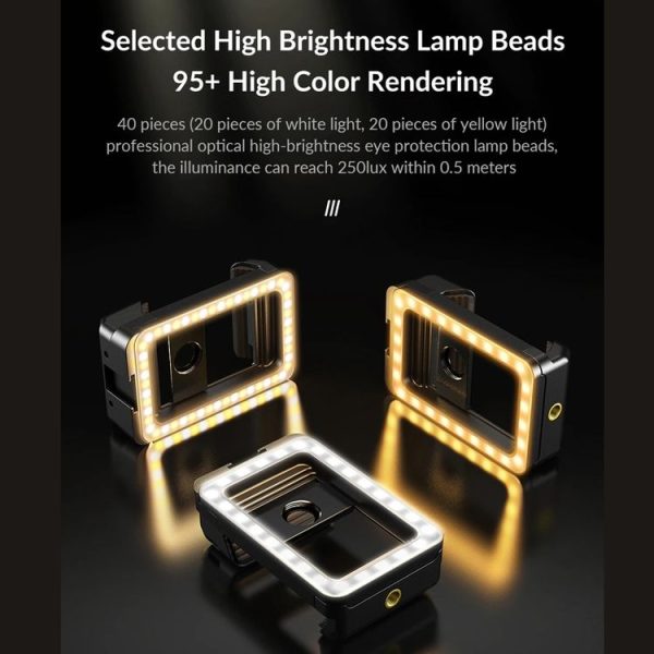 APEXEL Multifunctional Fill Light Phone Clip With 1 / 4 Inch & M17 M37 Thread Tnterface APL-FL.23 - Image 3