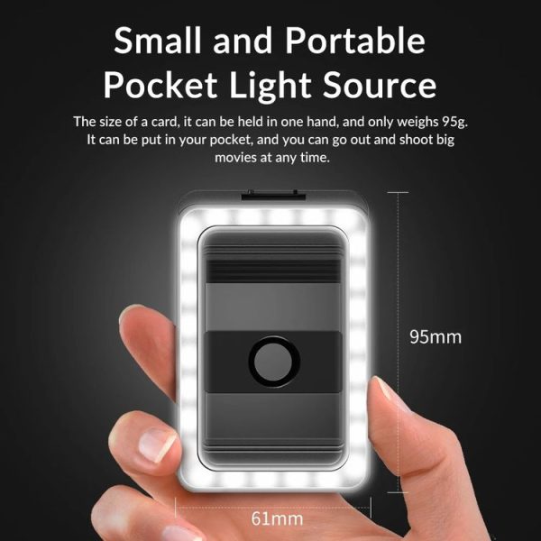 APEXEL Multifunctional Fill Light Phone Clip With 1 / 4 Inch & M17 M37 Thread Tnterface APL-FL.23 - Image 4