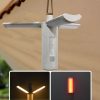 2000mAh M26 Foldable Handheld Lamp Portable Triple Leaf Hook Outdoor Flashlight Multi-Functional Camping Light - Image 10