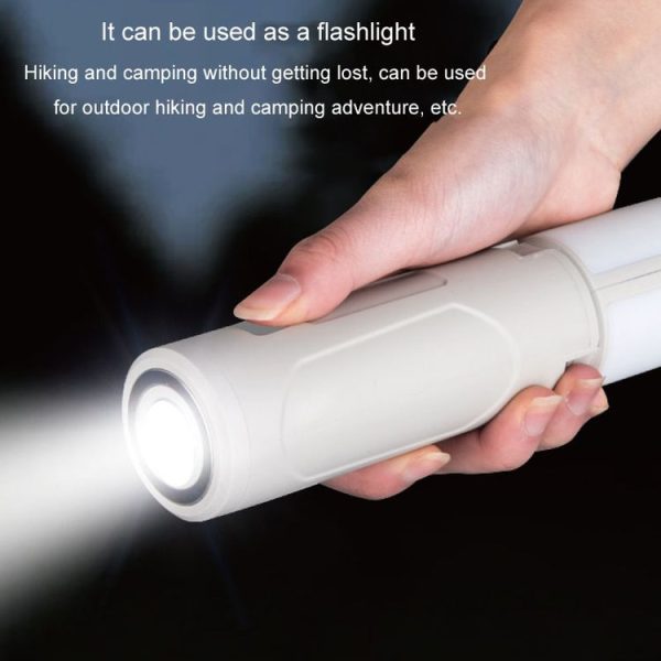 2000mAh M26 Foldable Handheld Lamp Portable Triple Leaf Hook Outdoor Flashlight Multi-Functional Camping Light - Image 8