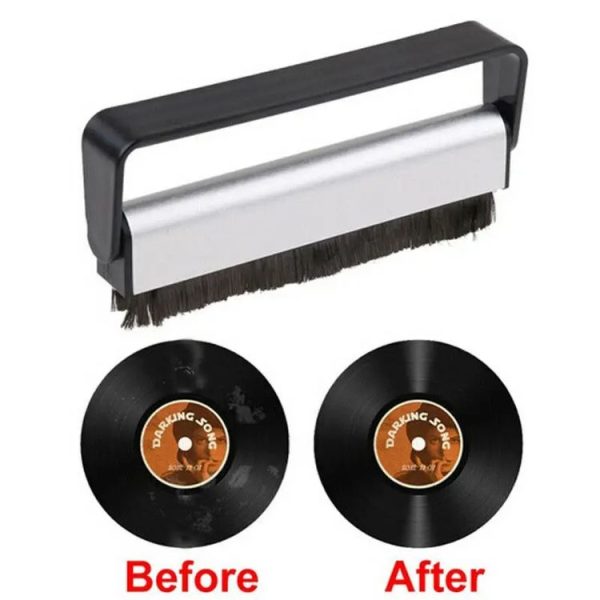 Vinyl Record Cleaning Brush Carbon Fiber Anti-Static Hanging Type Cleaning Tool - Image 2
