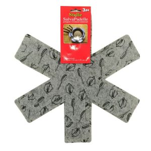 3pcs / Set 26+35.5+38cm Anti-Scald Heat Insulation Felt Pot Mat Non-Woven Pot Bottom Protector Pads