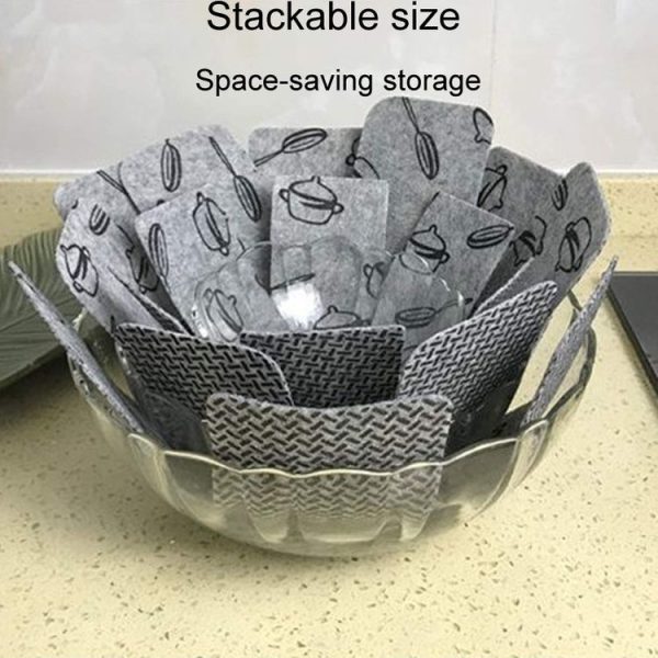 3pcs / Set 26+35.5+38cm Anti-Scald Heat Insulation Felt Pot Mat Non-Woven Pot Bottom Protector Pads - Image 6