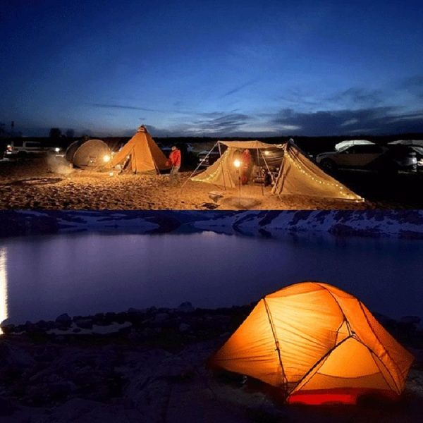Outdoor Solar Energy Charging Camping Light Hanging Multi-Functional Tent Lamp Power Outage Emergency Lights - Image 13