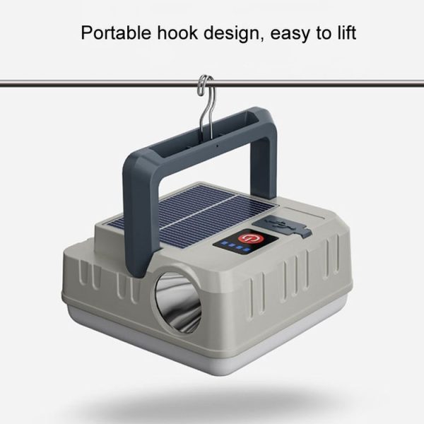 Outdoor Solar Energy Charging Camping Light Hanging Multi-Functional Tent Lamp Power Outage Emergency Lights - Image 5
