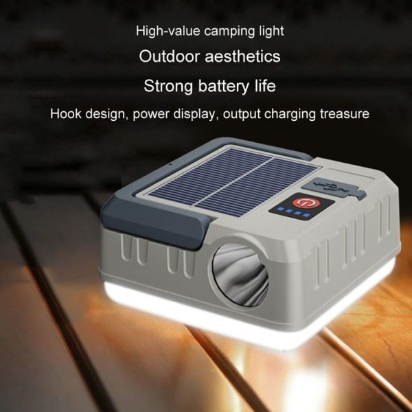 Outdoor Solar Energy Charging Camping Light Hanging Multi-Functional Tent Lamp Power Outage Emergency Lights - Image 7