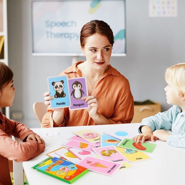 36pcs / Box Children Enlightenment Early Learning English Word Cards, Style: C1 Animal - Image 6