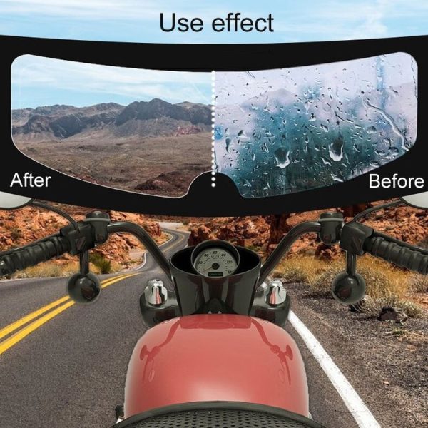 Travel Motorcycle Helmet Rainproof and Anti-fog Film, Style: Paste Inside (English Box) - Image 5