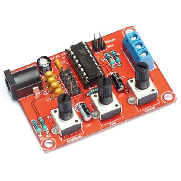 XR2206 High Precision Signal Generator DIY Kit Sine Triangle Square Waves 1Hz-1MHz Frequency Range, Specification: Parts - Image 2