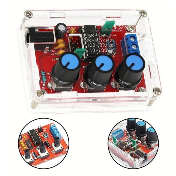 XR2206 High Precision Signal Generator DIY Kit Sine Triangle Square Waves 1Hz-1MHz Frequency Range, Specification: Welding - Image 5
