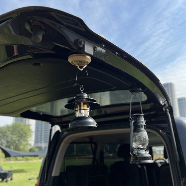 COOL CAMP CF-A208 Outdoor Open Camp Magnetic Hook Tent Skywalf Capital Camping Fixed Car Camp Light Hanging (Black) - Image 11