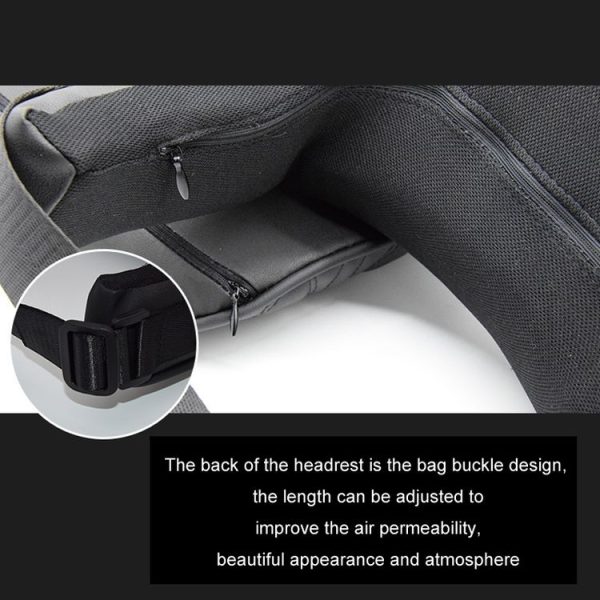 Car Seat Memory Foam Support Cushion, Color: Black Headrest - Image 5