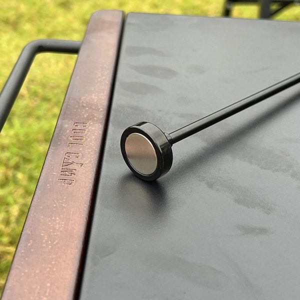 Outdoor Camping Desk Lamp Frame Retro Iron Art Camp Lamp Hanging Shelf Desktop Magnet Light Pole - Image 5