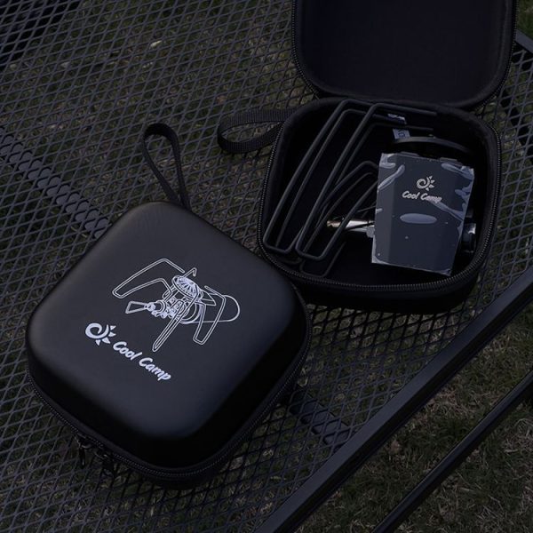 COOL CAMP CF-LT002-1 Outdoor Stove Carrying Case Spider Stove Organizer Crash-Proof EVA Multifunctional Pack - Image 7