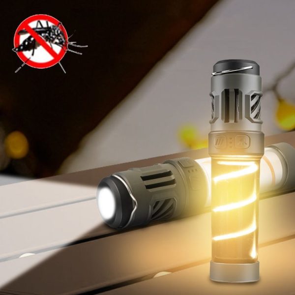 4 In 1 Outdoor Multi-function Flashlight Ambient Light Mosquito Repellent Lamp, Spec: Tripod Version - Image 2