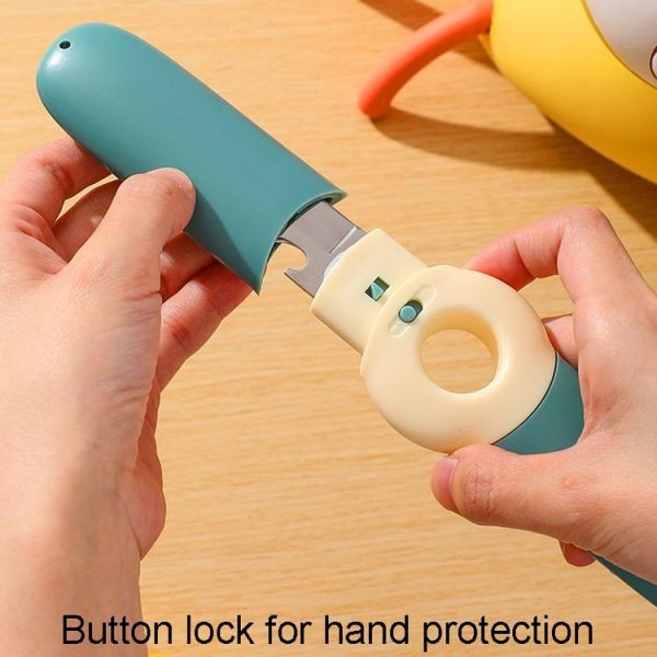 5 In 1 Multifunctional Fruit Knife Camping Travel Portable Pocket Knives (Blue) - Image 9