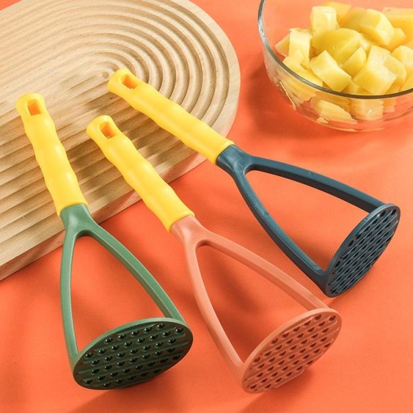 Household Potato Masher Baby Supplementary Food Tools Potato Presser (Blue) - Image 2
