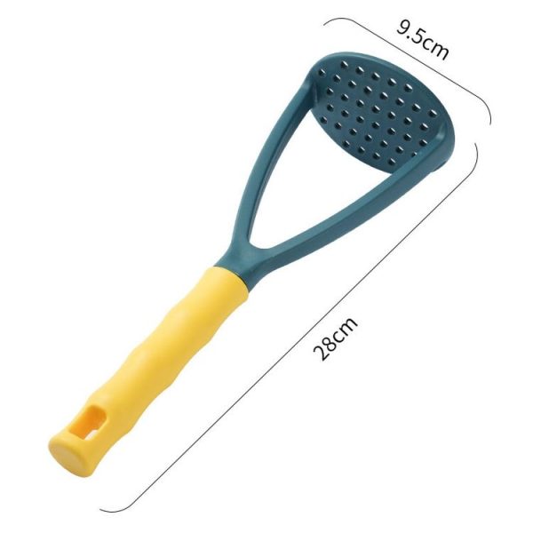 Household Potato Masher Baby Supplementary Food Tools Potato Presser (Blue) - Image 3