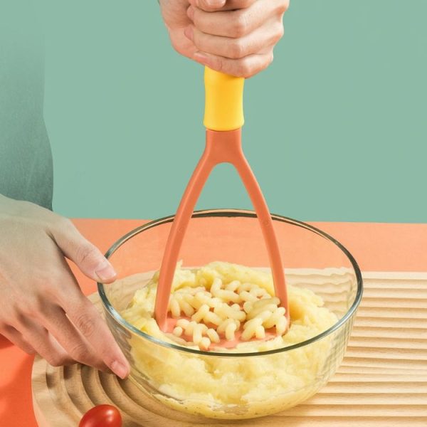 Household Potato Masher Baby Supplementary Food Tools Potato Presser (Blue) - Image 9