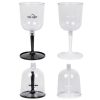 COOL CAMP CF-523 Removable Portable Outdoor Camping Wine Glass Shatterproof Resin Collapsible Champagne Cup (White) - Image 3
