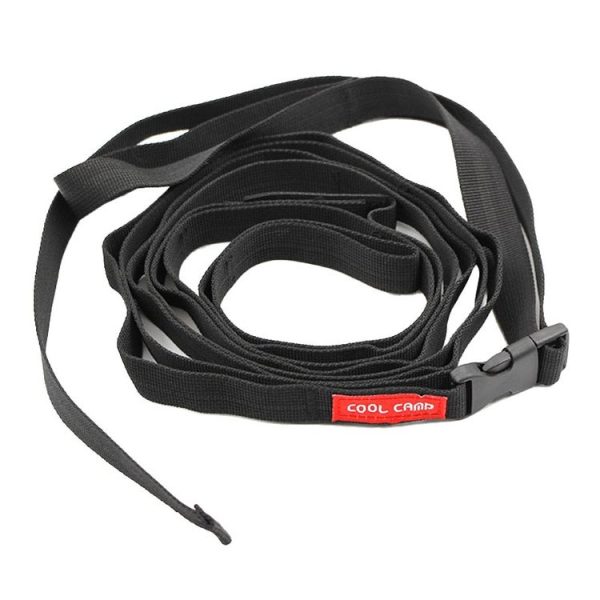 COOL CAMP CF-713 2m Outdoor Camping Multifunctional Lanyard Tent Canopy Hanger Straps Windproof Clothesline (Black)