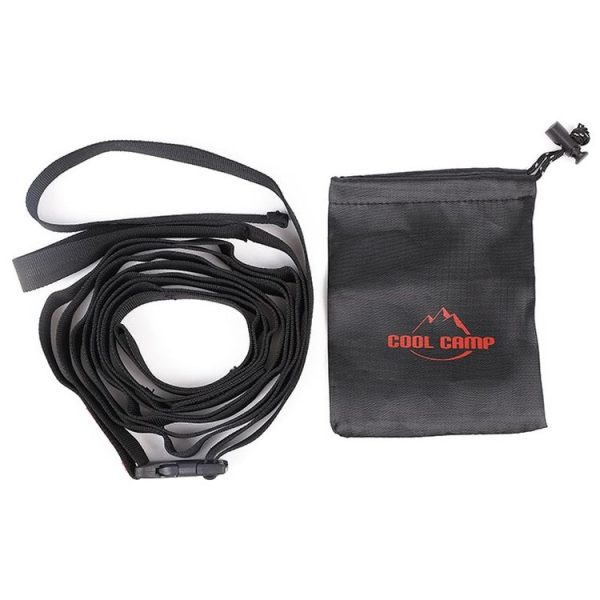 COOL CAMP CF-713 2m Outdoor Camping Multifunctional Lanyard Tent Canopy Hanger Straps Windproof Clothesline (Black) - Image 3