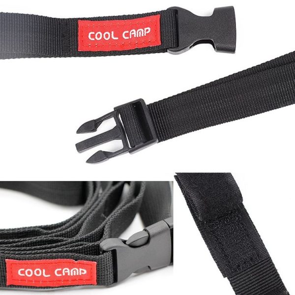 COOL CAMP CF-713 2m Outdoor Camping Multifunctional Lanyard Tent Canopy Hanger Straps Windproof Clothesline (Black) - Image 6
